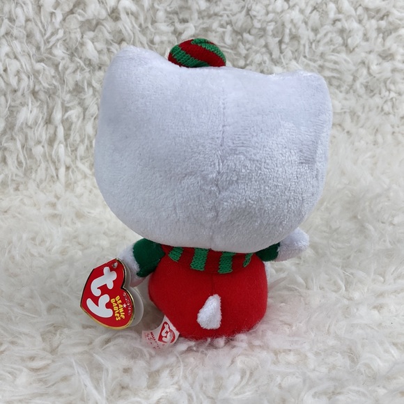 Sanrio Ty Hello Kitty Christmas Hello Kitty Plush Stuffed Animal Toy 6” - Picture 2 of 11